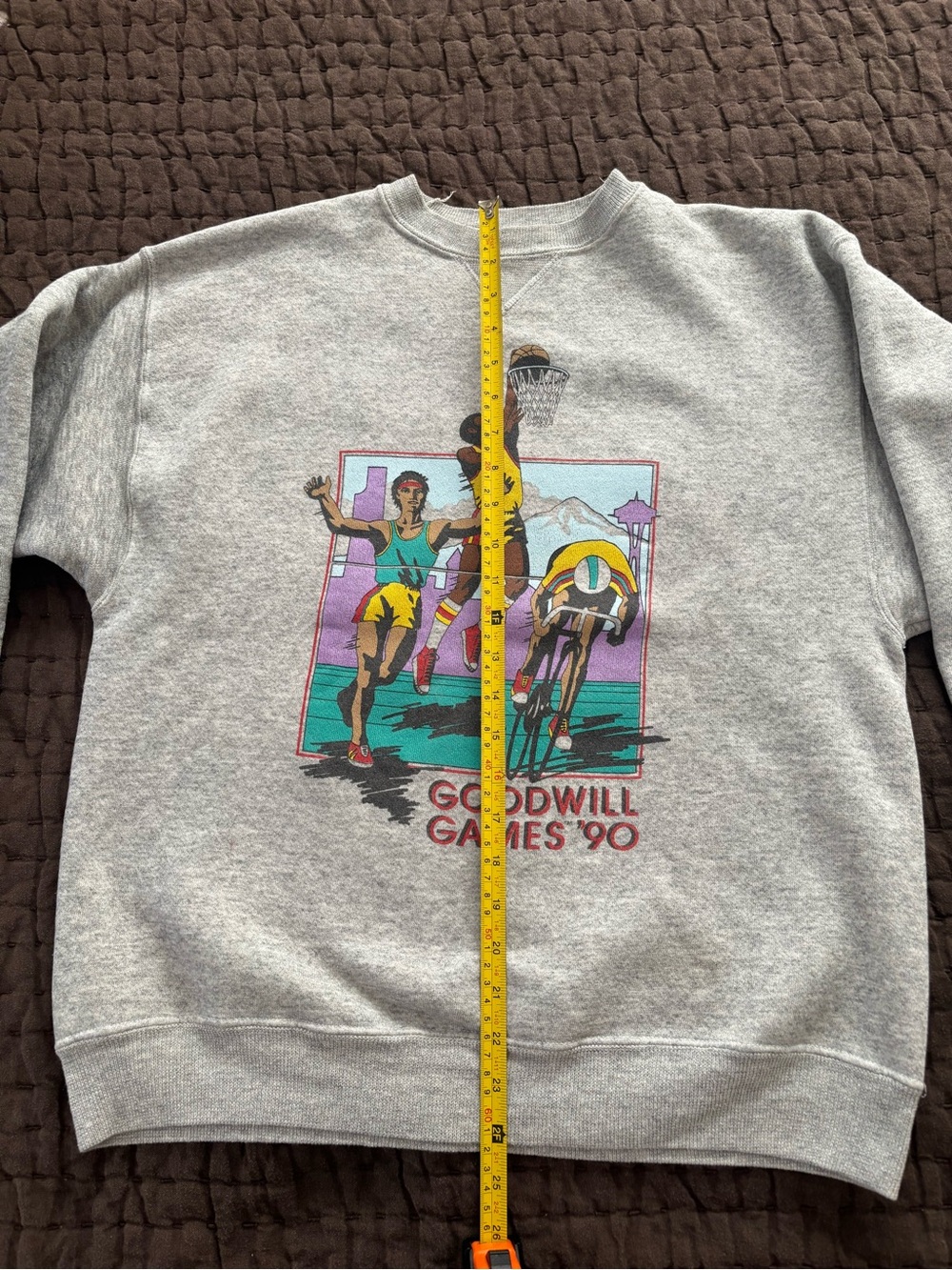 Vintage Hanes Grey Crewneck Sweatshirt - Picture 4 of 5